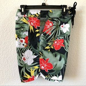 Hurley Board Shorts, Tropical Print